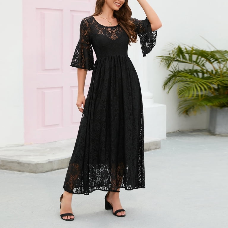 princess polly baby blue dress Lace Black Dresses main image 0