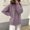 Purple, variant on Oversized Turtleneck Sweater Soft Knit Pullover Cozy Warm Casual Winter Fall Fashion Top