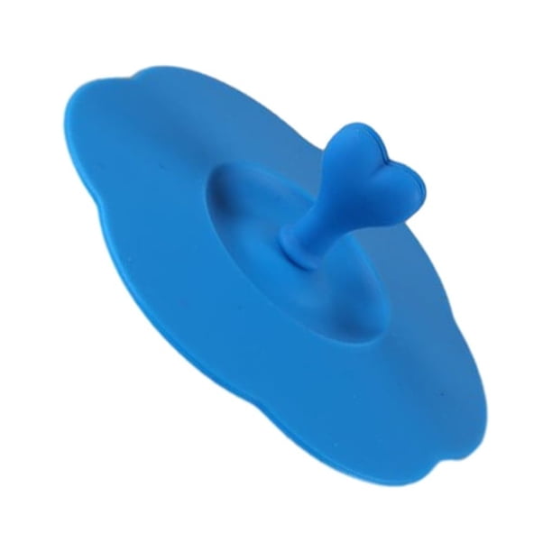 Advancent Cubierta de taza de silicona sin BPA para fácil limpieza y portabilidad Cubiertas de taza de silicona elegantes Organizadores de utensilios de cocina azul
