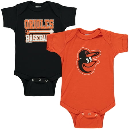 Baltimore Orioles Soft as a Grape Newborn & Infant 2-Piece Body Suit -
