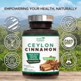 thumbnail image 5 of Ceylon Cinnamon Capsules - Organic Ceylon Cinnamon 1800mg Per Serving - Extra Strength, Certified Organic “True Cinnamon” Powder Formula - Sugar Free Supplement - Bottled in the USA - 180 Capsules, 5 of 10