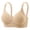 Beige, variant on Women's Plus Size Push Up Bra Comfy Full Coverage Minimizer Bras Breathable Casual Wireless Bra High Support No Underwire Everyday Bralettes Beige 46