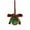 Green, variant on Christmas Tree Bell Ornament – Velvet Bow with Wrought Iron Bell, Festive Hanging Decoration for Tree, Door, Wall, Gift Wrapping & Holiday Displays