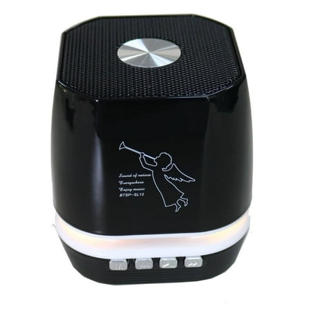 Lighting Wireless Speaker w/ FM Radio for Huawei Mate 20 Lite,P10 Plus, Honor 8X, 8X Max (Black)