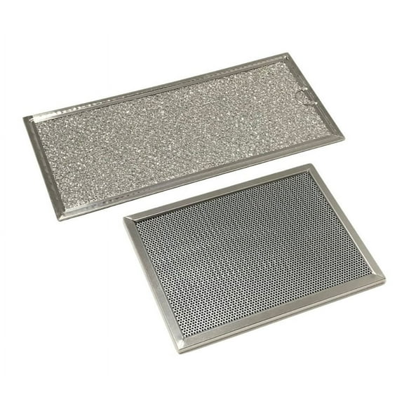 Microwave Grease & Charcoal Filter Set Compatible With GE Model Numbers JVM1850SM3SS, JVM1850SM4SS, JVM1850SMSS01