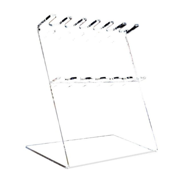 Abbracc Lab Pipette Rack Pipettor Holder Easy to Use Accessory Acrylic Pipette Stand Lab 6 Holes