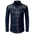 thumbnail image 1 of Fashion Casual Men's Long Shirt Short Sleeve Men Large B Sleeve 3D Digital Printed Button Long Sleeve Casual Shirt Large Size for Body Suit Men Type N Spring and Autumn - One Sleeve, 1 of 3