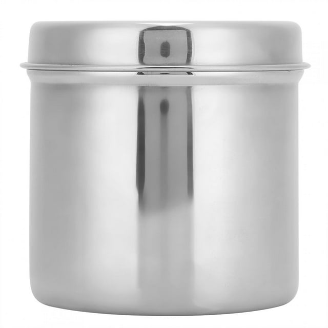 Cotton Ball Container,Stainless Steel Cotton Ball Cotton Ball Jar Hospital Supplies Solid Performance