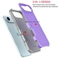 thumbnail image 5 of For iphone 17 Air Case, Shockproof Heavy Duty Rugged Cell Phone Case for iphone 17 Air Cover, Tekcoo Military Grade Full Body Protection Dual Layer Sturdy Durable Cute Bumper - Purple, 5 of 8