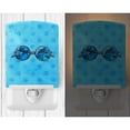 thumbnail image 2 of Carolines Treasures BB8176CNL Sunglasses Blue Polkadot Ceramic Night Light Blue 6x4x3" multicolor, 2 of 2