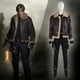 thumbnail image 2 of Disfraz de Cosplay malvado de Leon S. Kennedy, residente de Biohazard, chaqueta de piel sintética, abrigo de invierno de manga larga para hombre y niño, 2 of 5