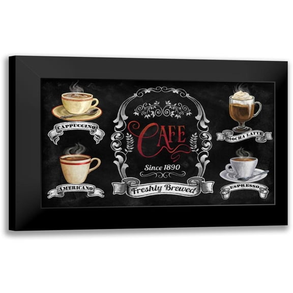 Knutsen, Conrad 14x10 Black Modern Framed Museum Art Print Titled - Fresh Brewed