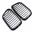 thumbnail image 3 of Parrillas Delanteras De Coche, Parrilla De Riñón Negra Brillante Para Bmw 3-Series E46 Sedan 1998-2001 1 Par Vogacara VI007110-00, 3 of 7