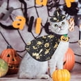 thumbnail image 4 of Pet Halloween Witch Costume Cape Hat Set for Dogs Cats, Spooky Wizard Vampire Cloak, Cosplay Party Apparel Clothes Outfit(RL), 4 of 6