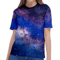 thumbnail image 4 of Starry Sky Girls's T-Shirt Popular Soft Art Print T Shirt for Men Women for Outdoor Daily, 4 of 11