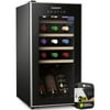 Cuisinart CWC-1500CU 15-Bottle Private Reserve Compressor Wine Cellar Black Bundle with 2 YR CPS Enhanced Protection Pack
