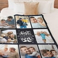 thumbnail image 5 of Fathers Day Dad Gifts Custom Blanket with Photos Father Gifts from Daughter Son, Personalized Pictures Blanket Christmas Birthday Gifts for Daddy, 5 of 6