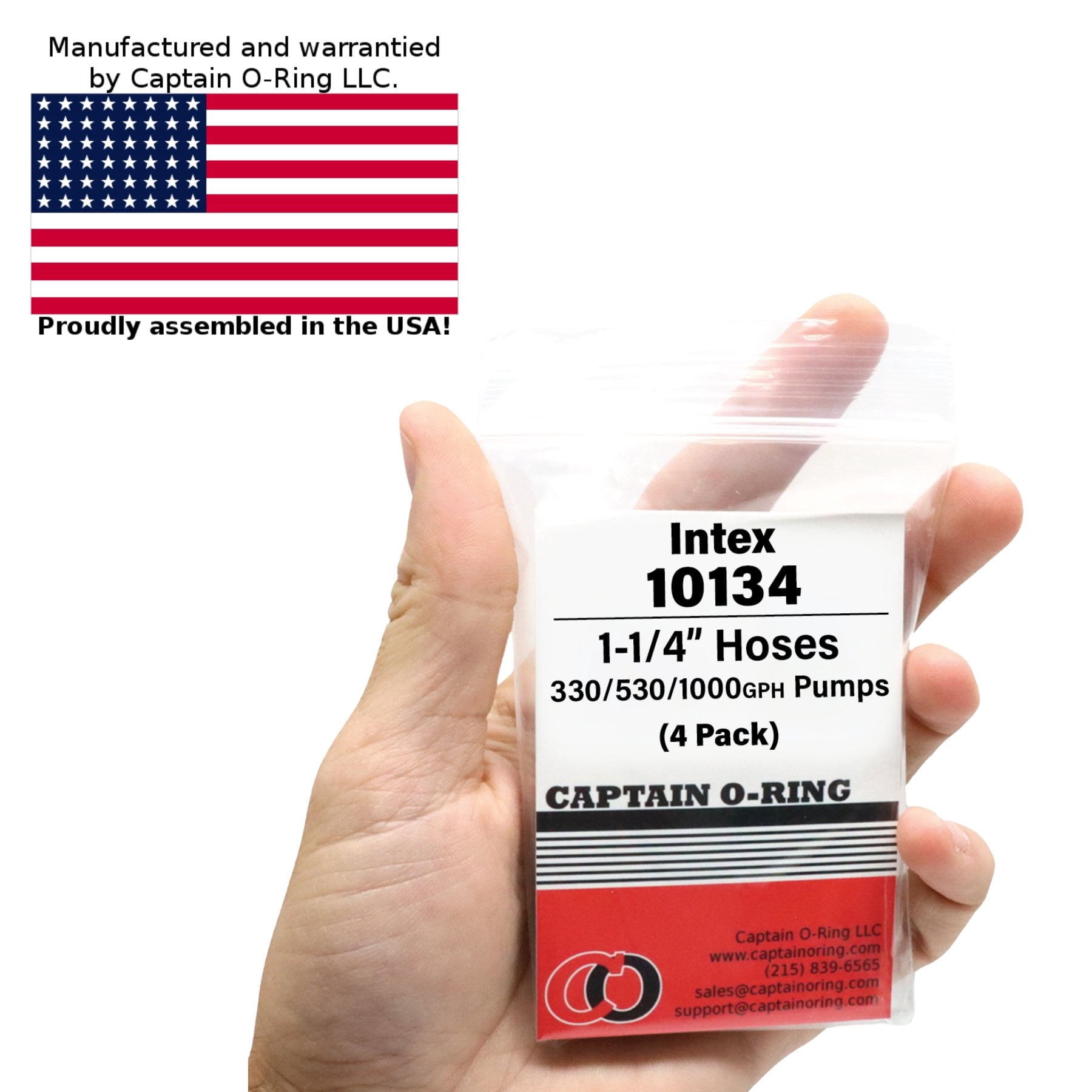 Captain O-Ring Replacement 10134 Orings for Intex 1-1/4 Hose