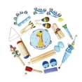 thumbnail image 4 of Amdohai Musical Toys Percussion Instruments Band Rhythm Kit for Kids, 4 of 8