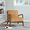 ginger, variant on Lovableguy Modern Accent Chair,Wide Comfy Reading Chair for Adults with Solid Wood Armrests and Legs,Single Sofa Chair for Living Room and Bedroom,Frosty Green