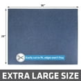 thumbnail image 4 of Drymate Original Cat Litter Mat, Contains Mess from Box for Cleaner Floors, Urine-Proof, Soft on Kitty Paws -Absorbent/Waterproof- Machine Washable, Durable (29”x36”)(Blue Stucco), 4 of 5