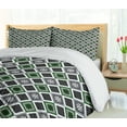 thumbnail image 5 of Ambesonne Geometric Duvet Cover Sets, Mediterranean Cultures, 2-King, Green White, 5 of 7