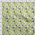 thumbnail image 3 of oneOone Organic Cotton Poplin Twill Fabric Parallelogram & Triangle Geometric Printed Craft Fabric BTY 42 Inch Wide, 3 of 4
