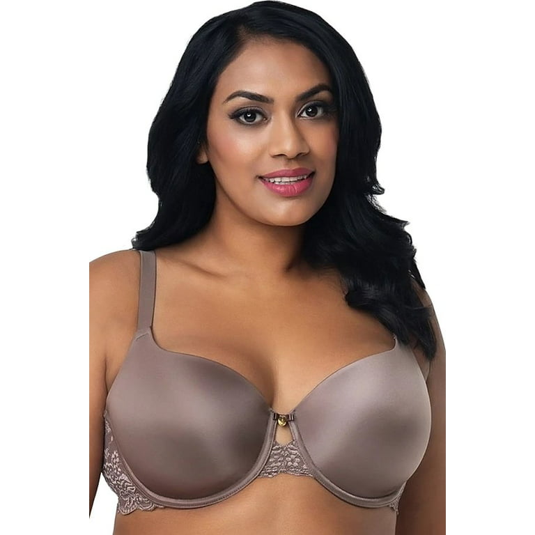 Curvy Couture Lace Shine T-Shirt Underwire Bra #1102 - In the Mood