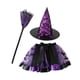 thumbnail image 3 of Disfraz de Halloween para niñas Yinane tutú de tul accesorios fotográficos en púrpura, 3 of 8
