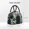 thumbnail image 2 of Balery Floral Angelic White Wings Bolsa de Almuerzo para Mujeres, Caja de Almuerzo, Bolsa de Almuerzo Pequeña Impermeable, Tote de Almuerzo Reutilizable con Gran Capacidad, 2 of 6
