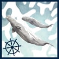 thumbnail image 3 of Meagher, Megan 20x20 Black Modern Framed Museum Art Print Titled - Whale Composition IV, 3 of 5