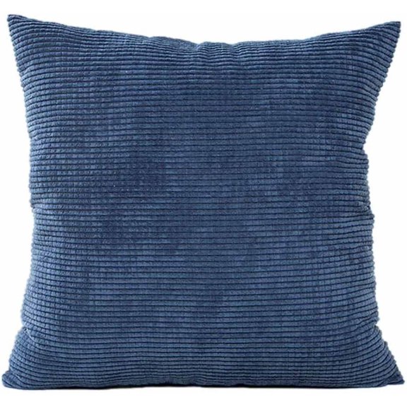 18x18In Pillow Case, Corduroy Square Solid Corn Pattern Decorative Throw Pillow Case Bed Home Decor Cushion Cover