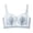 Blue BUS, variant on YLOMAY Women Bras Women’s Underwear Gathered Clear Lace No Underwire Bras Solid Color Stylish Brassiere Loose Daily Wear Black L