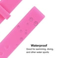 thumbnail image 3 of Soft Rubber Watch Band 14mm Width Quick Release Replacement Silicone Watch Strap Hot Pink, 3 of 5