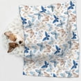 thumbnail image 6 of Yiaed Butterfly Print Dog Blankets-Cat Blanket Washable for Couch Protection,Puppy Blanket, Soft Plush Reversible Throw Furniture Protector-Small, 6 of 8