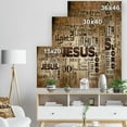 thumbnail image 5 of Design Art - Jesus' word cloud in grunge background, 5 of 5