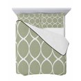 thumbnail image 7 of Sage Green Abstract Twin XL Size Down Alternative Comforter,Lightweight Comforter Quilt Bedding Set with Pillow Shams Modern White Geometric Twisted Art All Seasons Bed Comforter Duvet Insert 68"x98", 7 of 7