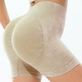 thumbnail image 5 of Mlzmgr Athletic Shorts Women 5 Inch Inseam Spandex Stretchy Elastic Waist Workout Gym Yoga Shorts for Women, 5 of 6