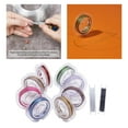 thumbnail image 3 of 10 Rouleaux Artisanat Queue, Fil de Perles pour la Fabrication de Bijoux, Perles String Coloré, 3 of 8