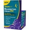 2 Pack MagniLife Relaxing Leg Cream PM, Deep Penetrating Topical for Pain and Restless Leg Syndrome Relief, Naturally Soothe Cramping, Discomfort, and Tossing with Lavender and Magnesium - 4oz