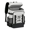 thumbnail image 2 of Insulated Cooler Backpack for Picnic and Camping, Leakproof Double Shoulder Ice Bag with Multiple Compartments for Lunch, Drinks and Outdoor Travel, 2 of 6