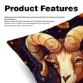 thumbnail image 2 of Aries Constellation Luxurious Velvet Pillow Inserts Set of 2 - 16x16, 18x18, 20x20 Inches - Unique Patterns for Pillows Covers, Bed Pillow, Throw Pillows - Great for All Occasions, 2 of 6