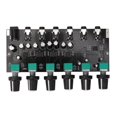 thumbnail image 2 of 4 Way Stereo Sound Mixer Board 3.5mm Headphone Driver Power Amplifier Mixer Splitter 2 Way Input 4 Way Output DC5?15V, 2 of 5