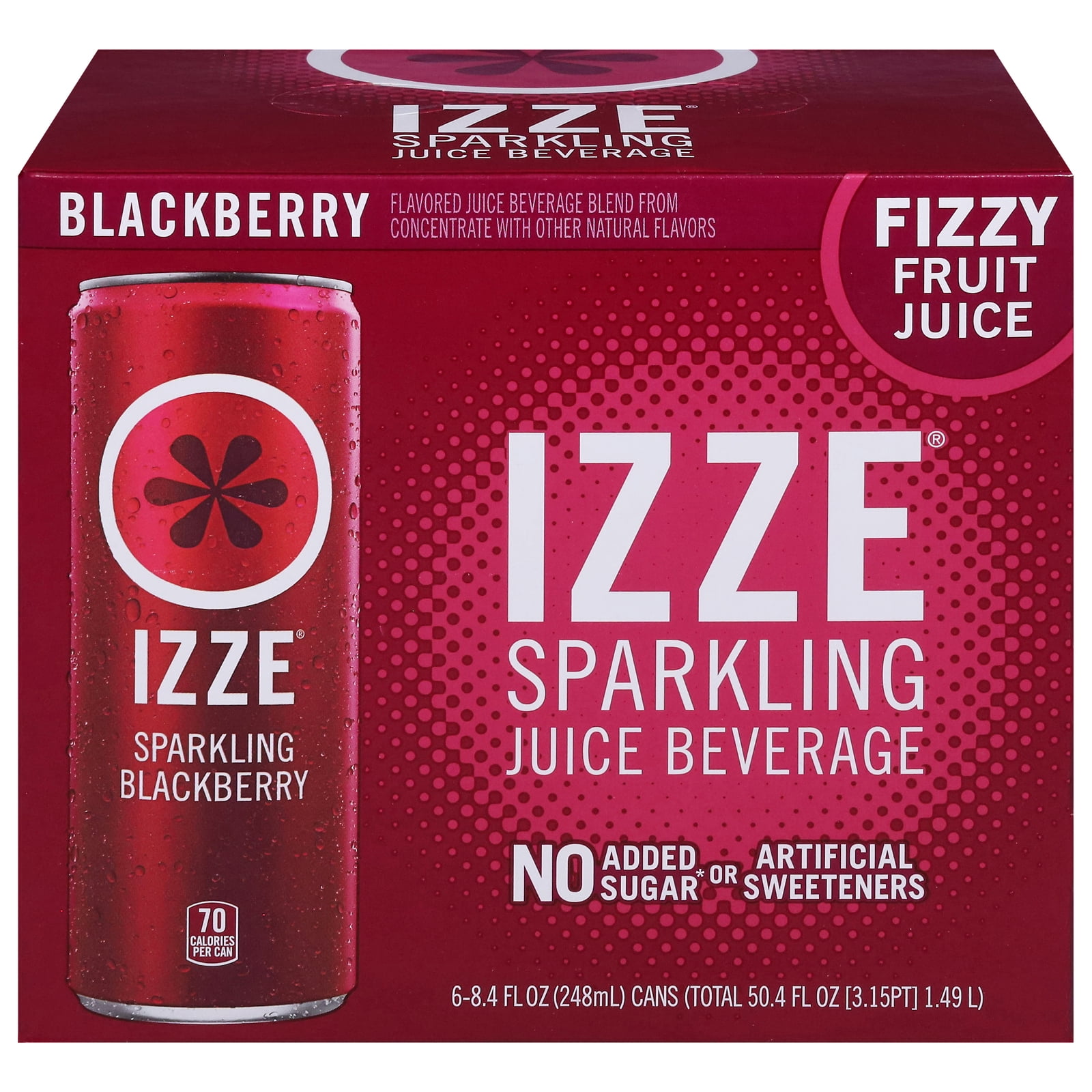 IZZE, Sparkling Juice Variety Pack, 8.4 oz cans, 24 pack - Walmart.com