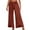 Orange, variant on XIAONU Womens Pants Bohemia Split Leg Wide Leg Pants With Belt High Waisted Trousers Business Work pleasure Beach Pants