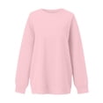 thumbnail image 6 of Resicozy Oversized Sweatshirt for Women Crewneck Sweaters Casual Tops Comfy Fall Fashion Sweatshirt Winter Clothes 2026 Pink XL, 6 of 6
