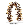 thumbnail image 2 of sruoe Halloween Garland, Artificial Garland Rattan, Artificial Maple Leaf Vine, Hanging Maple Leaf Garland, Fall Leaves for Autumn Home Decoration, Home Halloween Christmas Party Fireplace Decoration, 2 of 6