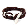thumbnail image 1 of Pulsera de cuerda tejida con forma de ancla de la serie Ocean de Milan Line para parejas, para hombres y mujeres, 1 of 6