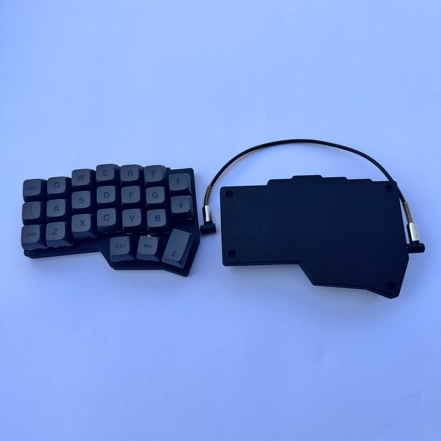 Corne V4 Split Keyboard with Keycaps and Switches Included, Hot-Swappable Ergo Design, RGB Backlight