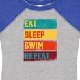 thumbnail image 4 of Inktastic Swimming Eat Sleep Swim Repeat Boys or Girls Baby Bodysuit, 4 of 5